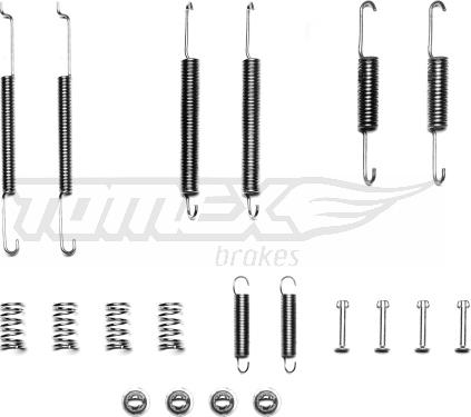 TOMEX brakes TX 40-12 - Priedų komplektas, stabdžių trinkelės autoreka.lt