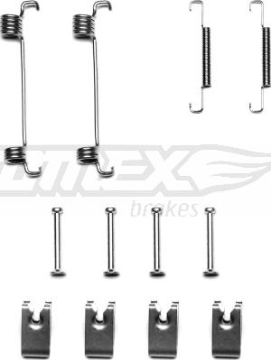 TOMEX brakes TX 40-79 - Priedų komplektas, stabdžių trinkelės autoreka.lt