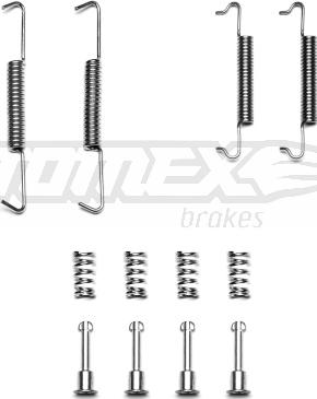 TOMEX brakes TX 41-60 - Priedų komplektas, stabdžių trinkelės autoreka.lt