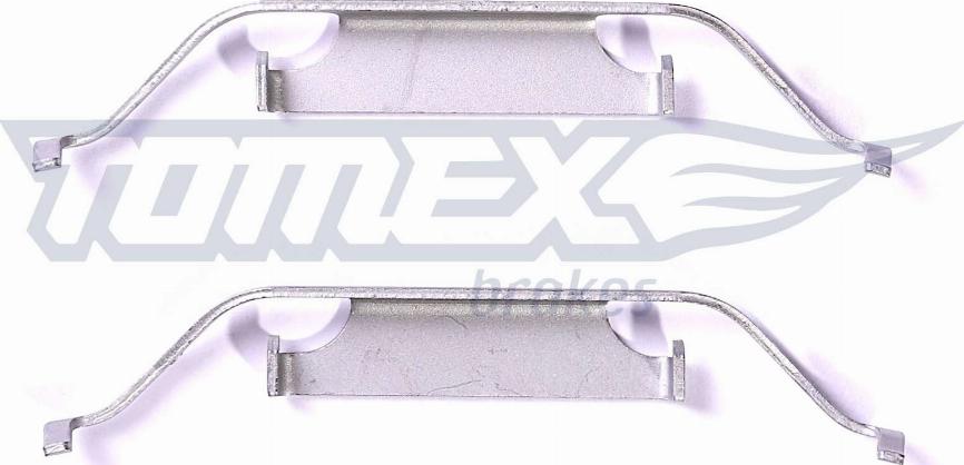 TOMEX brakes TX 43-93 - Priedų komplektas, diskinių stabdžių trinkelės autoreka.lt