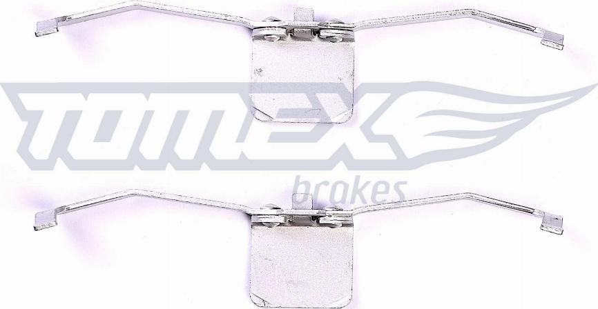 TOMEX brakes TX 43-40 - Priedų komplektas, diskinių stabdžių trinkelės autoreka.lt