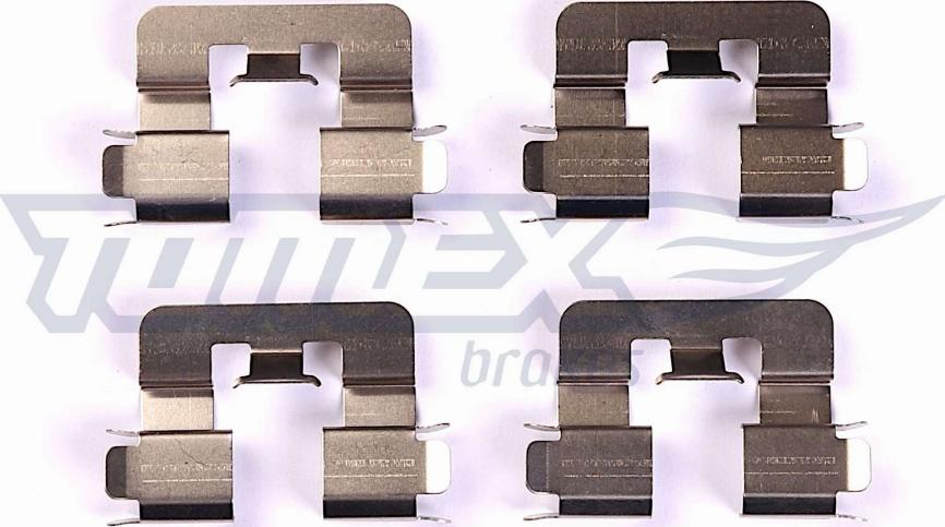 TOMEX brakes TX 43-54 - Priedų komplektas, diskinių stabdžių trinkelės autoreka.lt