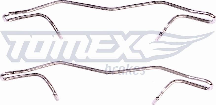 TOMEX brakes TX 43-00 - Priedų komplektas, diskinių stabdžių trinkelės autoreka.lt