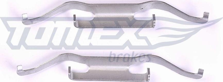 TOMEX brakes TX 43-17 - Priedų komplektas, diskinių stabdžių trinkelės autoreka.lt