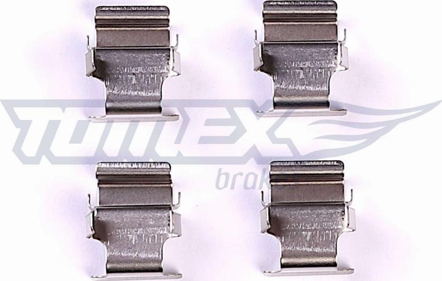 TOMEX brakes TX 43-37 - Priedų komplektas, diskinių stabdžių trinkelės autoreka.lt