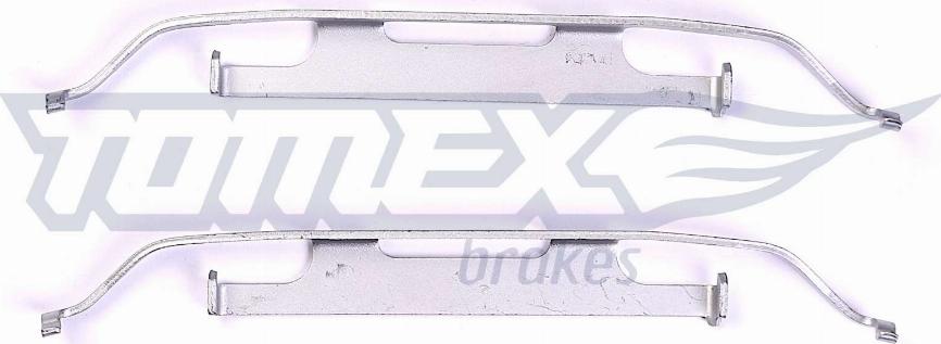 TOMEX brakes TX 43-70 - Priedų komplektas, diskinių stabdžių trinkelės autoreka.lt