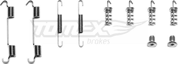 TOMEX brakes TX 42-08 - Priedų komplektas, stabdžių trinkelės autoreka.lt
