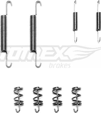 TOMEX brakes TX 42-03 - Priedų komplektas, stabdžių trinkelės autoreka.lt