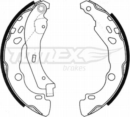 TOMEX brakes TX 20-99 - Stabdžių trinkelių komplektas autoreka.lt