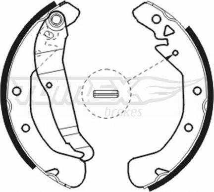 TOMEX brakes TX 20-78 - Stabdžių trinkelių komplektas autoreka.lt