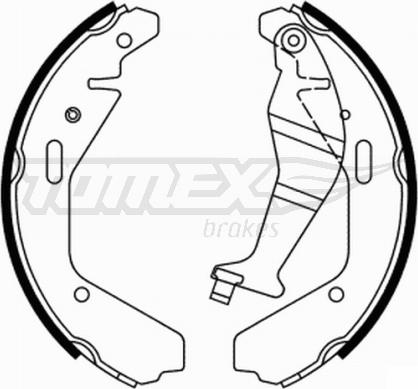 TOMEX brakes TX 21-94 - Stabdžių trinkelių komplektas autoreka.lt