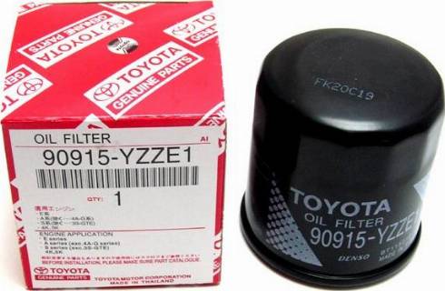 TOYOTA 90915YZZE1 - Alyvos filtras autoreka.lt