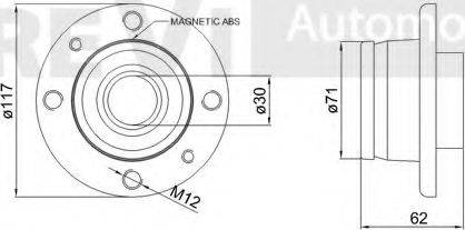 Trevi Automotive WB1634 - Rato guolio komplektas autoreka.lt