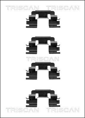 Triscan 8105 171006 - Priedų komplektas, diskinių stabdžių trinkelės autoreka.lt