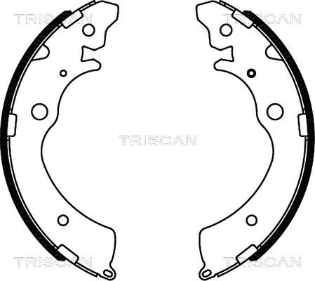 Triscan 8100 40508 - Stabdžių trinkelių komplektas autoreka.lt