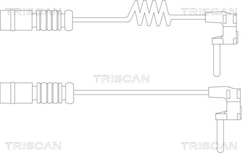 Triscan 8115 23020 - Įspėjimo kontaktas, stabdžių trinkelių susidėvėjimas autoreka.lt