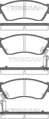 Triscan 8110 69181 - Stabdžių trinkelių rinkinys, diskinis stabdys autoreka.lt