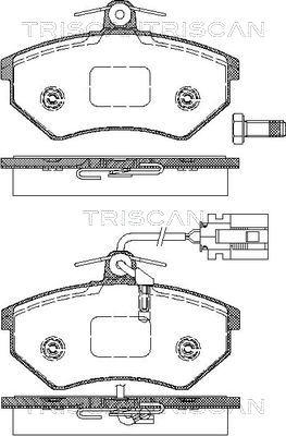 BOSCH 0 986 424 201 - Stabdžių trinkelių rinkinys, diskinis stabdys autoreka.lt