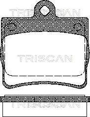 Triscan 8110 23016 - Stabdžių trinkelių rinkinys, diskinis stabdys autoreka.lt