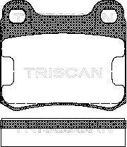 Triscan 8110 23115 - Stabdžių trinkelių rinkinys, diskinis stabdys autoreka.lt