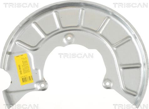 Triscan 8125 29101 - Apsauginis skydas, stabdžių diskas autoreka.lt