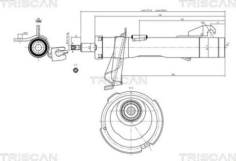 Triscan 8705 27102 - Amortizatorius autoreka.lt