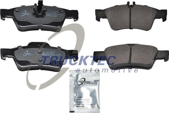 Trucktec Automotive 02.35.115 - Stabdžių trinkelių rinkinys, diskinis stabdys autoreka.lt