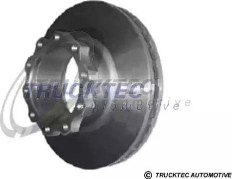 Trucktec Automotive 14.35.006 - Stabdžių diskas autoreka.lt