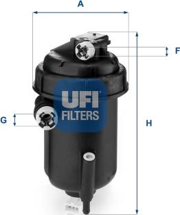 UFI 55.143.00 - Kuro filtras autoreka.lt