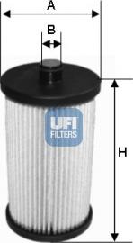 UFI 26.057.00 - Kuro filtras autoreka.lt
