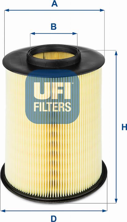 UFI 27.675.00 - Oro filtras autoreka.lt