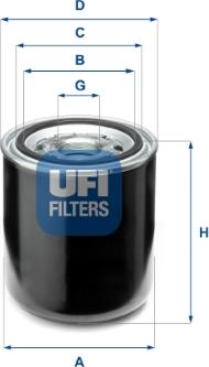 UFI 27.A66.00 - Oro džiovintuvo kasetė, suspausto oro sistema autoreka.lt