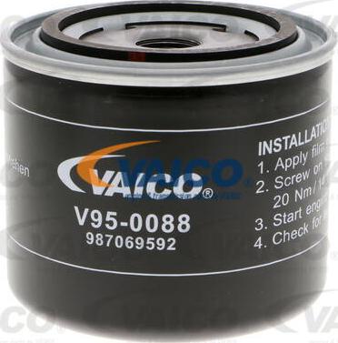 VAICO V95-0088 - Alyvos filtras autoreka.lt