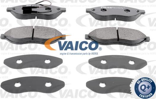 VAICO V42-0093 - Stabdžių trinkelių rinkinys, diskinis stabdys autoreka.lt