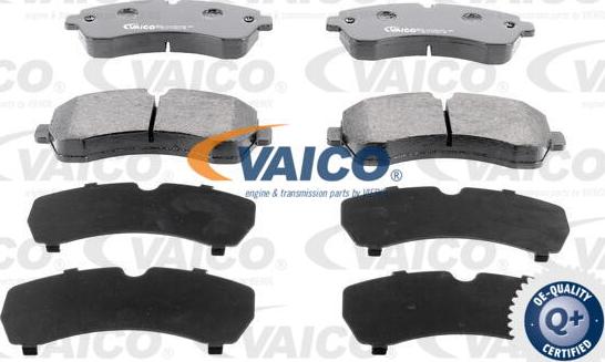 VAICO V10-8257 - Stabdžių trinkelių rinkinys, diskinis stabdys autoreka.lt