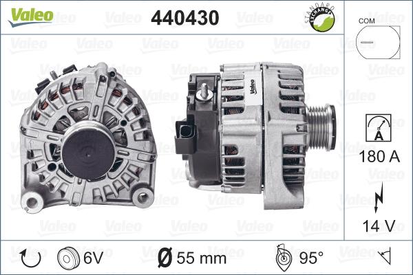 Valeo 440430 - Kintamosios srovės generatorius autoreka.lt