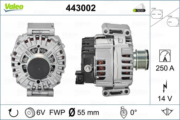 Valeo 443002 - Kintamosios srovės generatorius autoreka.lt