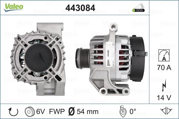 Valeo 443084 - Kintamosios srovės generatorius autoreka.lt