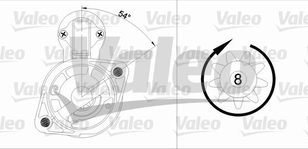 Valeo 455963 - Starteris autoreka.lt