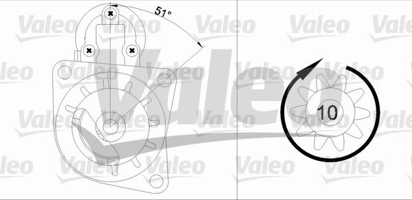 Valeo 455684 - Starteris autoreka.lt