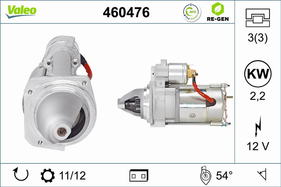 Valeo 460476 - Starteris autoreka.lt