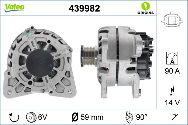 Valeo 439982 - Kintamosios srovės generatorius autoreka.lt