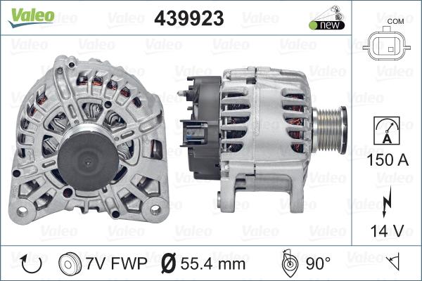 Valeo 439923 - Kintamosios srovės generatorius autoreka.lt