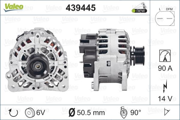 Valeo 439445 - Kintamosios srovės generatorius autoreka.lt