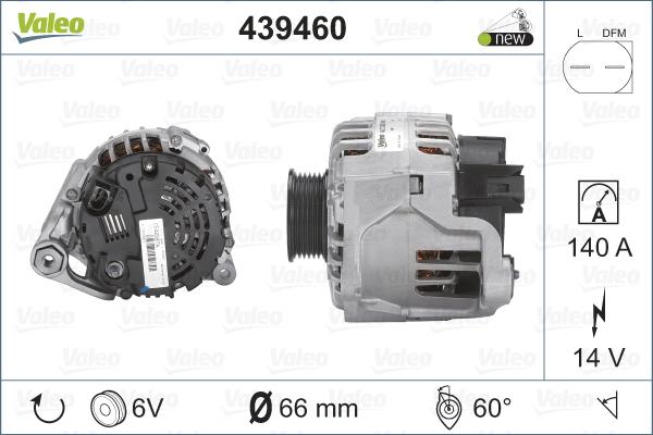 Valeo 439460 - Kintamosios srovės generatorius autoreka.lt