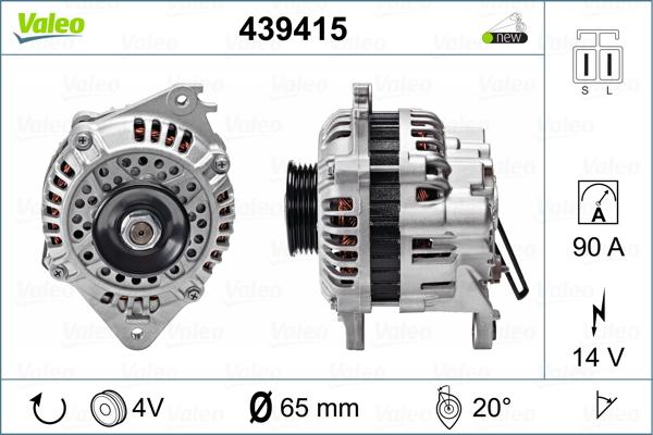 Valeo 439415 - Kintamosios srovės generatorius autoreka.lt