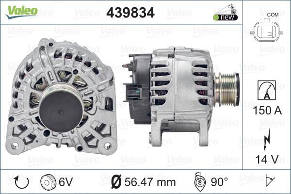 Valeo 439834 - Kintamosios srovės generatorius autoreka.lt