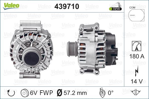 Valeo 439710 - Kintamosios srovės generatorius autoreka.lt