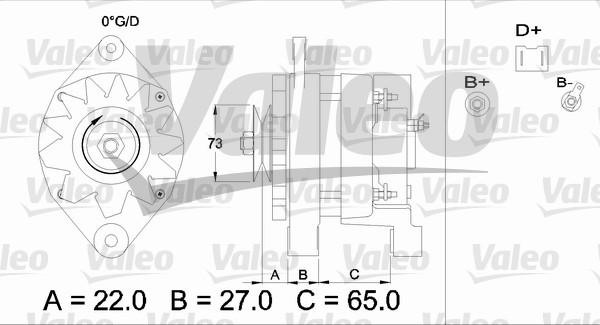 Valeo 436453 - Kintamosios srovės generatorius autoreka.lt