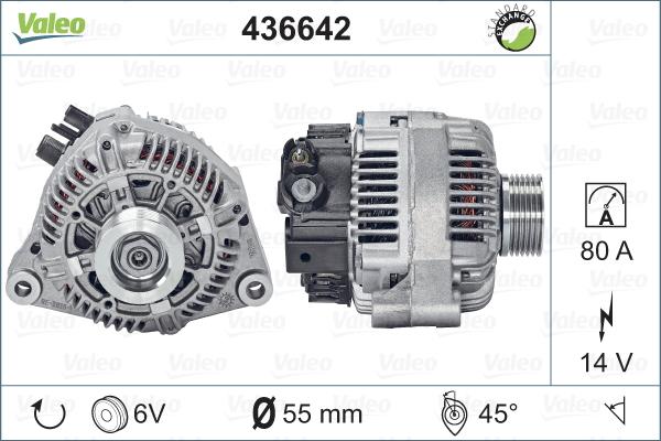 Valeo 436642 - Kintamosios srovės generatorius autoreka.lt